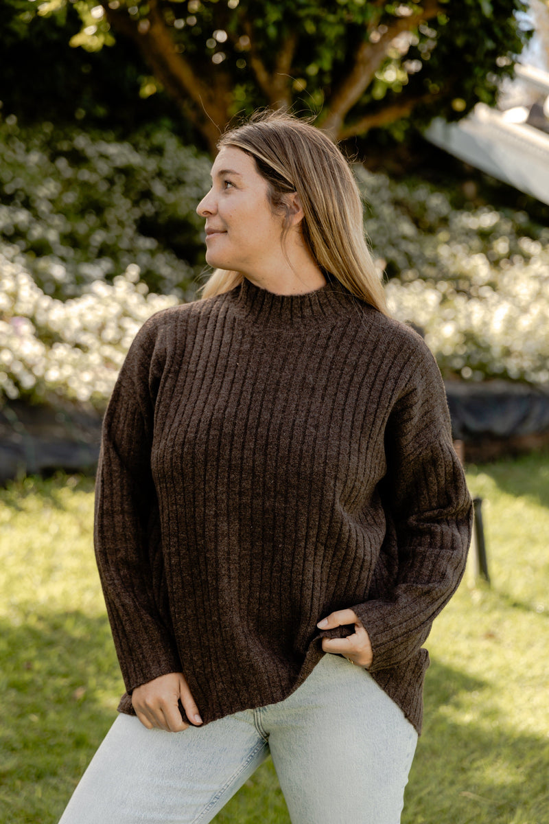 Bethany Sweater - Brown