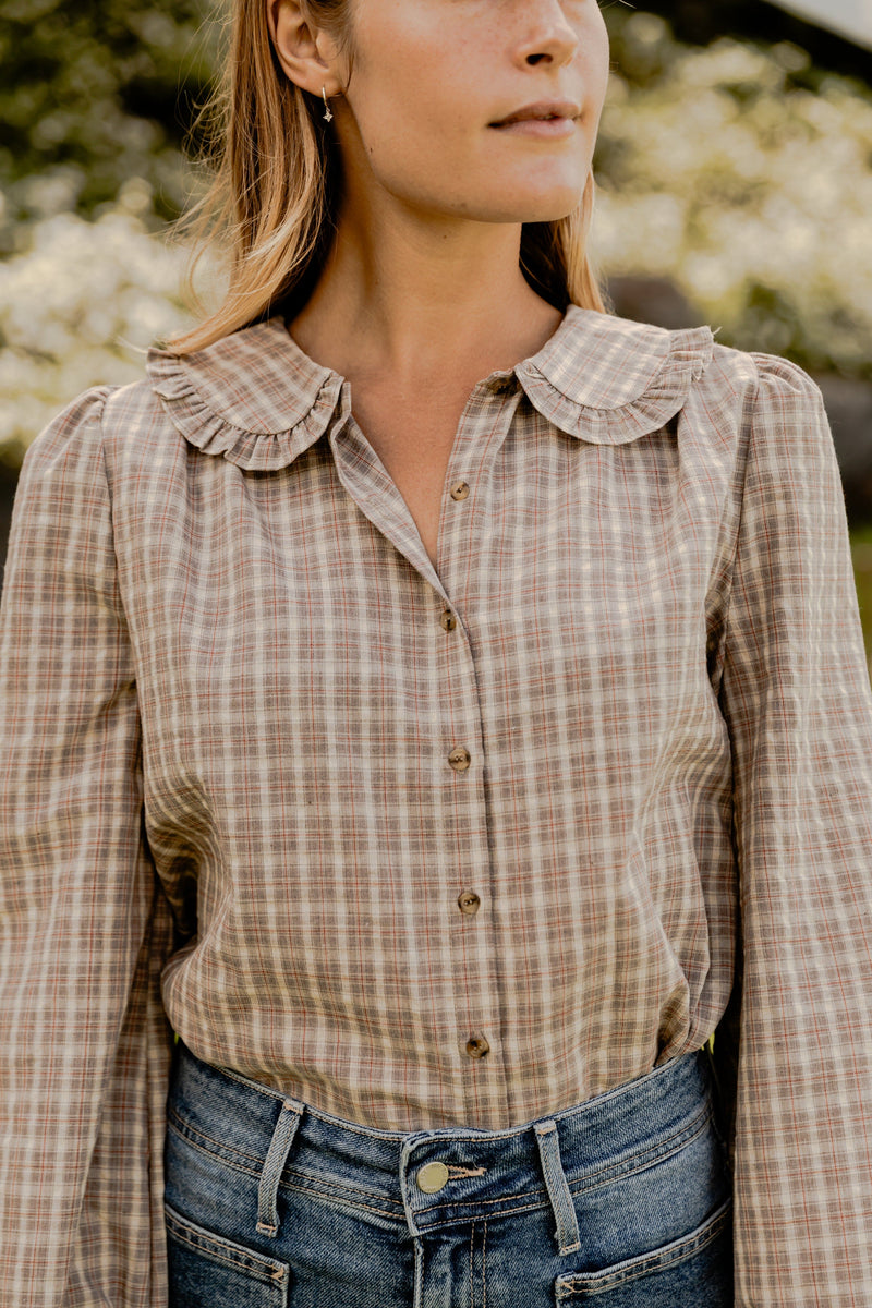Autumn Springs Blouse - Plaid