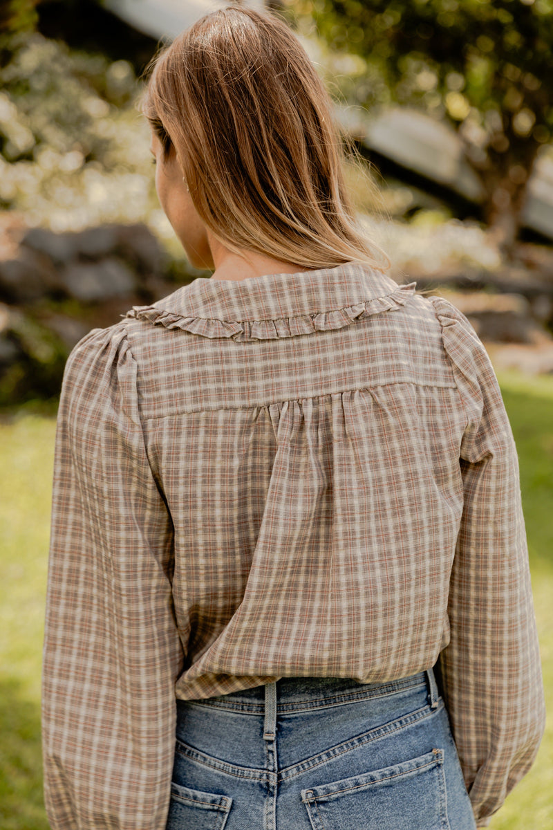 Autumn Springs Blouse - Plaid