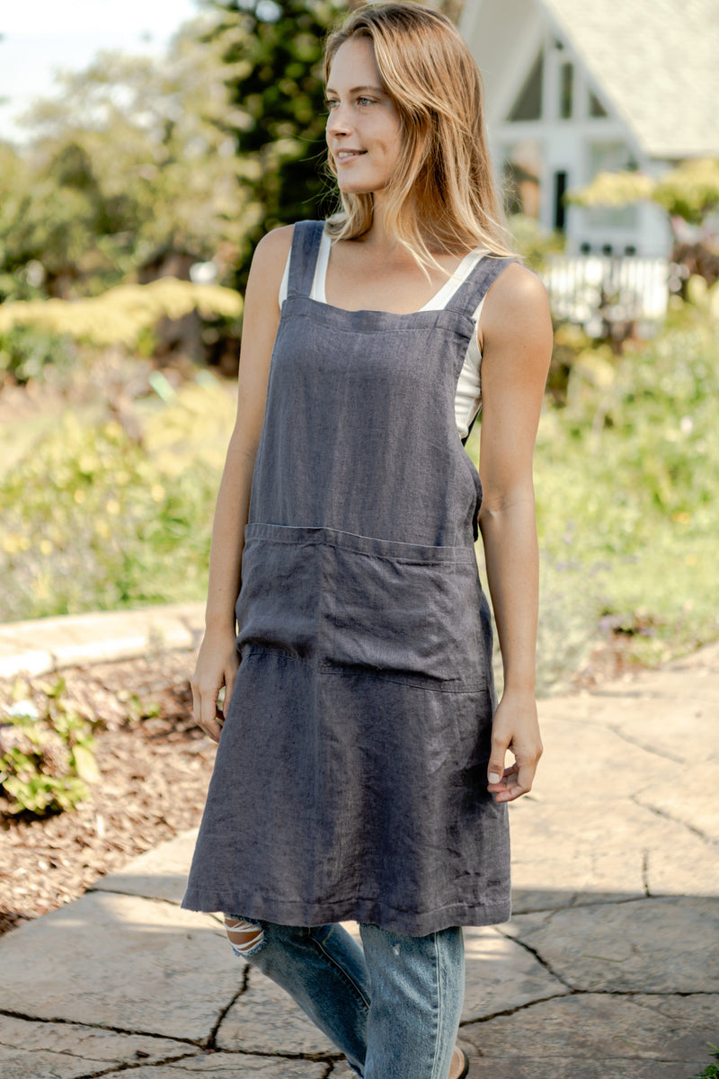 Linen Pinafore Apron