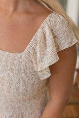 Corrine Dress - Cream Floral