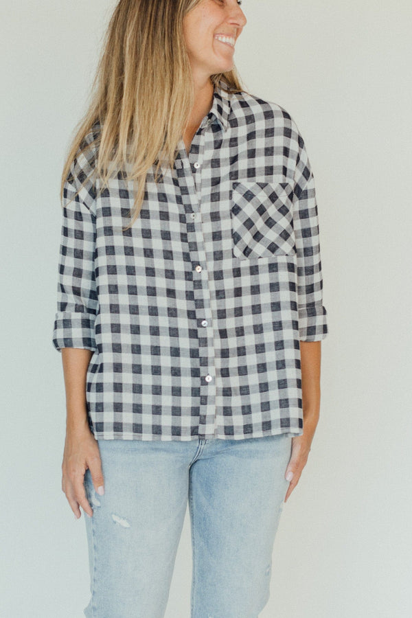 Hampton Button Down - Black