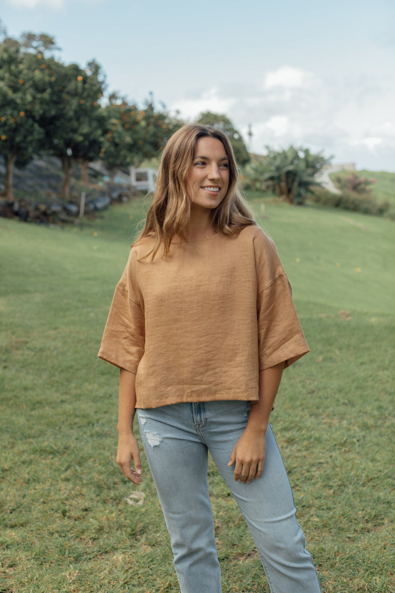 Marlow Top - Sand