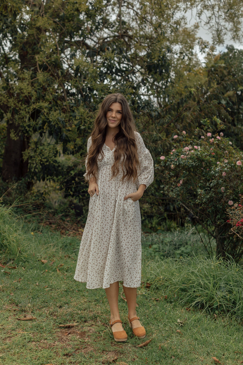 Port Augusta Dress - Cream