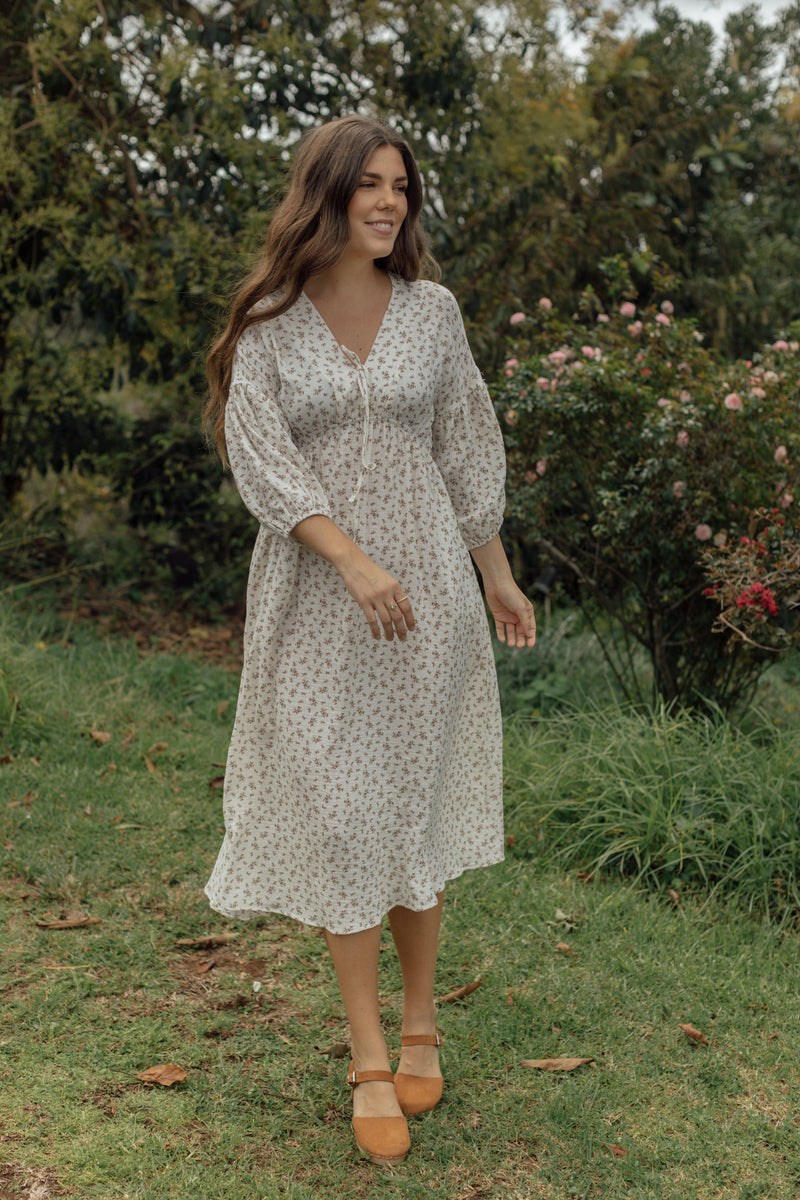 Port Augusta Dress - Cream