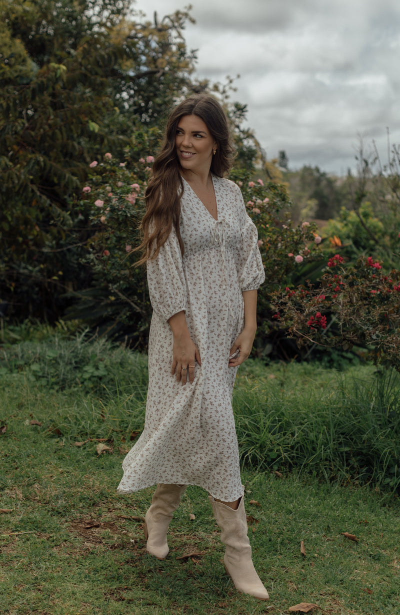 Port Augusta Dress - Cream