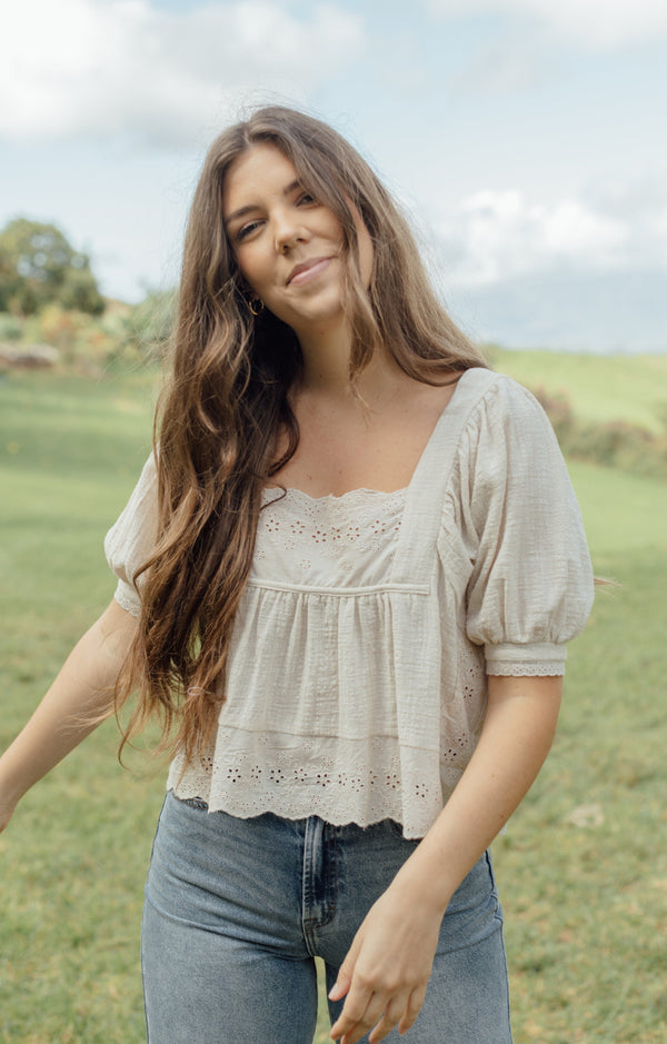 Milan Blouse - Cream