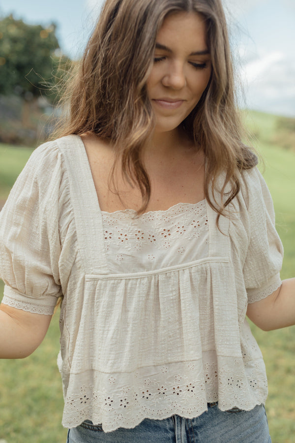 Milan Blouse - Cream