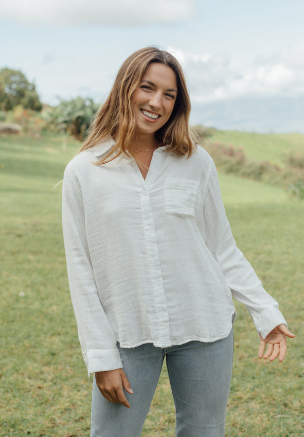Antioch Button Down - White