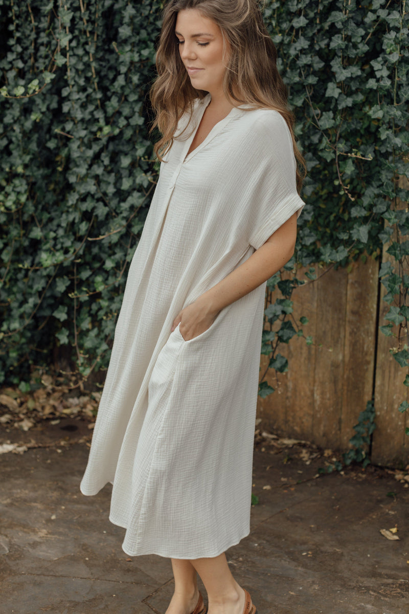 Parkside Dress - Cream