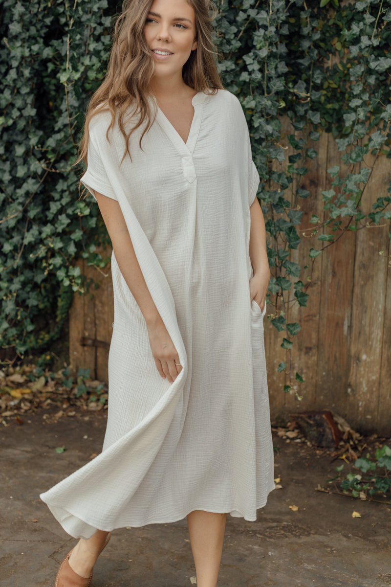 Parkside Dress - Cream