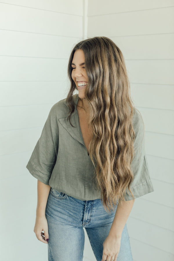 Florence Top - Olive