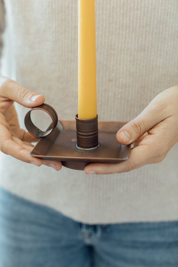 Copper Candleholder