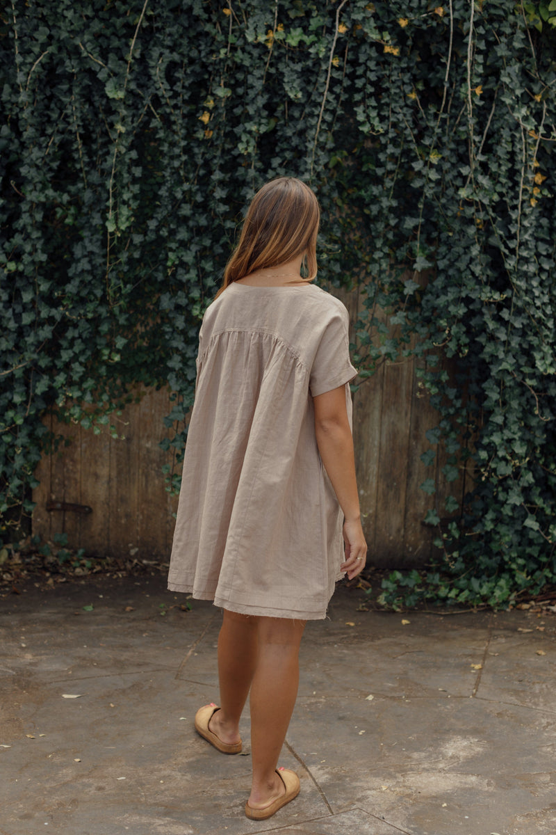 Hailey Dress - Beige