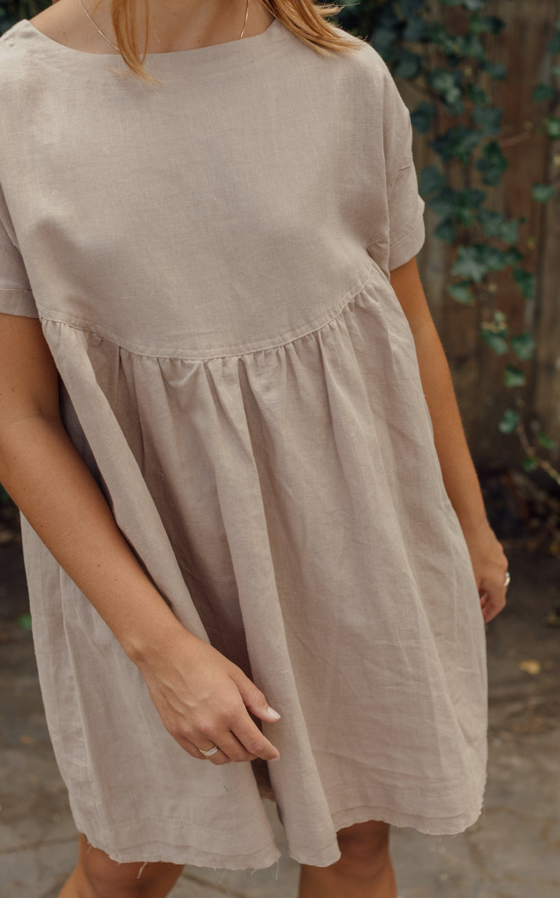 Hailey Dress - Beige