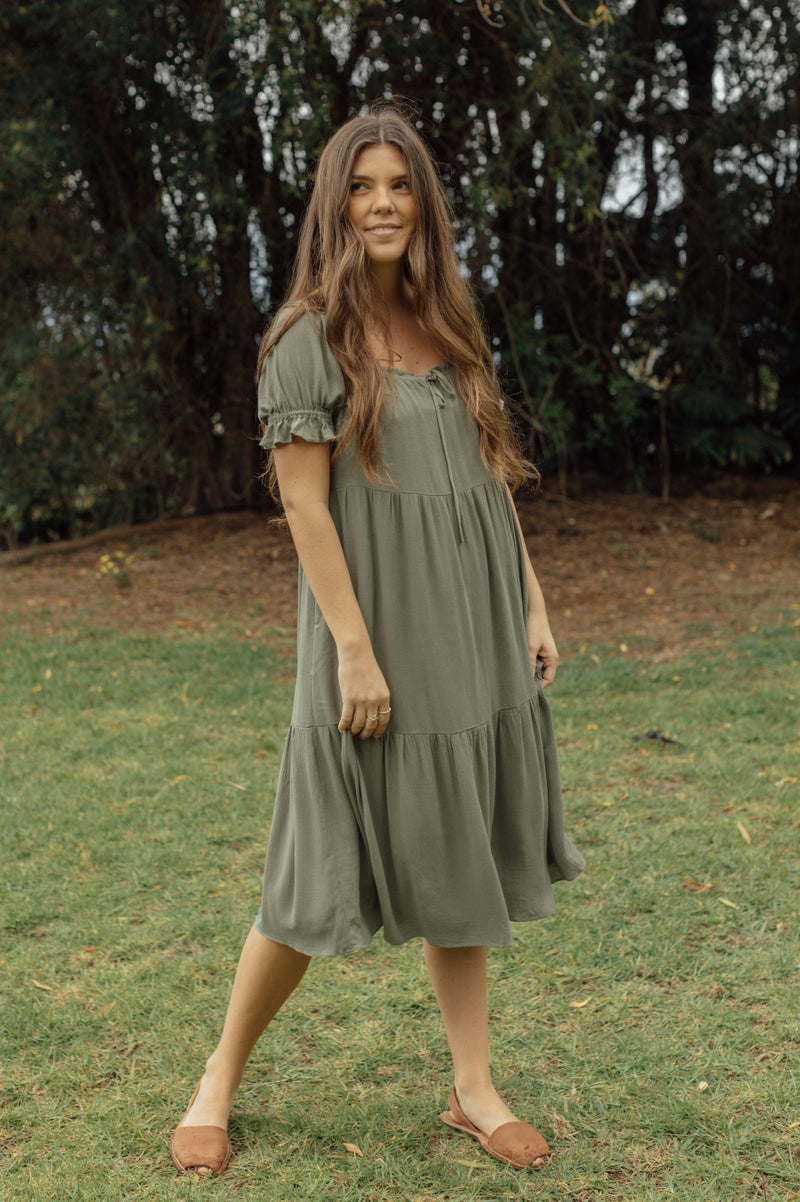 Anna Maria Dress - Olive