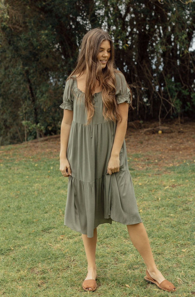 Anna Maria Dress - Olive