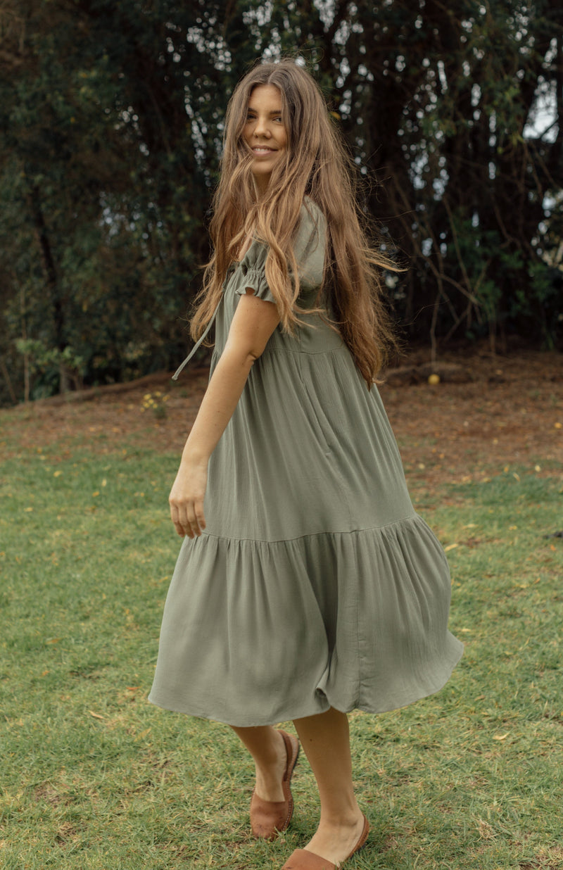 Anna Maria Dress - Olive