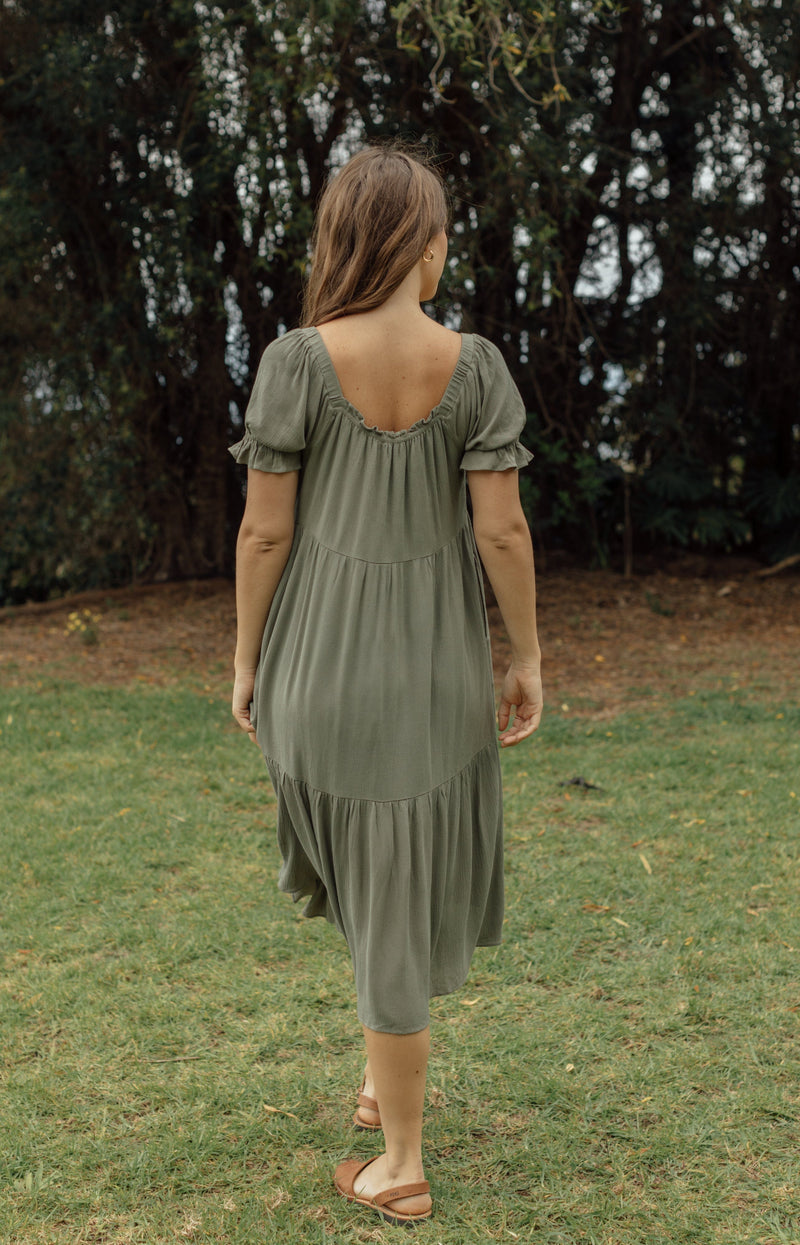 Anna Maria Dress - Olive