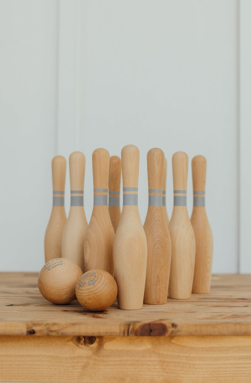 Wooden Bowling Set